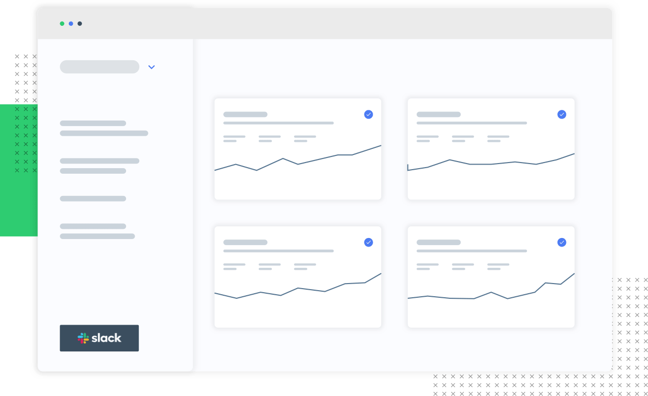 Dashboard with graphs illustration.